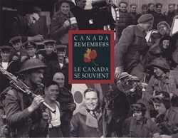 REMEMBRANCE DAY -  CANADA REMEMBERS: WORLD WAR II THROUGH THE PAINTER'S EYE -  1994 CANADIAN COINS