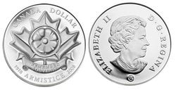 REMEMBRANCE DAY -  POPPY -  2008 CANADIAN COINS 02