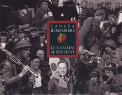 REMEMBRANCE DAY -  WORLD WAR II THROUGH THE PAINTER'S EYE -  1994 CANADIAN COINS
