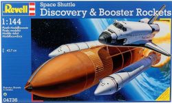 REVELL -  1/144 - SPACE SHUTTLE DISCOVERY & BOOSTER ROCKETS -  SPACE VEHICLE 04736