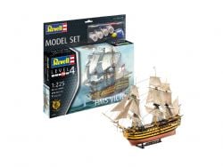 REVELL -  1/225 - H.M.S. VICTORY (SKILL LEVEL 4) -  MODEL SET 65408