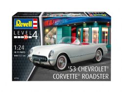 REVELL -  1/24 - CHEVROLET CORVETTE ROADSTER 1953 07718