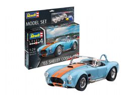 REVELL -  1/24 - FORD SHELBY COBRA 427 1965 (SKILL LEVEL 4) -  MODEL SET 67708