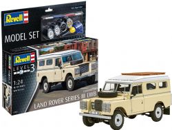 REVELL -  1/24 - LAND ROVER SERIES III LWB (SKILL LEVEL 3) -  MODEL SET 67056