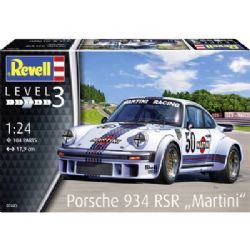 REVELL -  1/24 - PORSCHE 934 RSR MARTINI (SKILL LEVEL 3) 07685