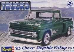 REVELL -  1/25 - CHEVROLET STEPSIDE PICKUP 1965 -  TRUCKS 2'N1 85-7210