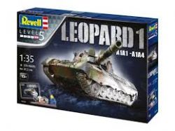 REVELL -  1/35 - TANK GESCHENKSET LEOPARD 1 A1A1-A1A4 (SKILL LEVEL 5) 05656