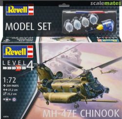 REVELL -  1/72 - MH-47E CHINOOK (SKILL LEVEL 4) -  MODEL SET 03876