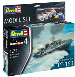 REVELL -  1/72 - PATROL TORPEDO BOAT PT-160 (SKILL LEVEL 4) -  MODEL SET 05175
