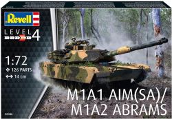 REVELL -  1/72 - TANK M1A1 AIM SA / M1A2 ABRAMS (SKILL LEVEL 4) 03346