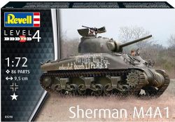 REVELL -  1/72 - TANK SHERMAN M4A1 (SKILL LEVEL 4) 03290