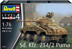 REVELL -  1/76 - TANK SD.KFZ. 234/2 PUMA (SKILL LEVEL 4) 03288