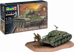 REVELL -  1/76 - TANK T34/76 MODEL 1940 (SKILL LEVEL 4) 03294