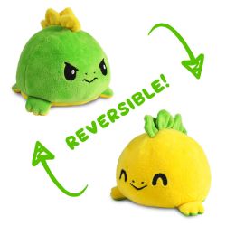 REVERSIBLE PLUSHIES -  GREEN AND YELLOW -  STÉGOSAURE