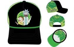 RICK & MORTY -  MESHED-BACK SNAPBACK WITH ROPE