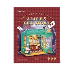 ROBOTIME -  ALICE'S TEA STORE - DOLLHOUSE MINIATURE - MYSTIC ARCHIVES SERIES (ENGLISH) -  ROLIFE