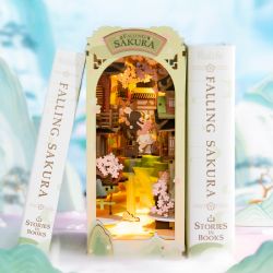 ROBOTIME -  FALLING SAKURA - BOOKNOOK -  ROLIFE