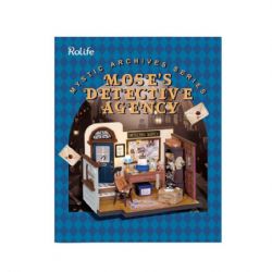 ROBOTIME -  MOSE'S DETECTIVE AGENCY - DOLLHOUSE MINIATURE KIT -MYSTIC ARCHIVE SERIES (ENGLISH) -  ROLIFE