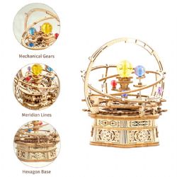 ROBOTIME -  STARRY NIGHT - WOODEN MUSIC BOX -  ROKR