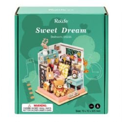 ROBOTIME -  SWEET DREAM BEDROOM - DOLLHOUSE MINIATURE -  LITTLE & WARM SPACE SERIES (ENGLISH) -  ROLIFE