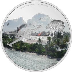 ROGUE ONE: A STAR WARS STORY -  BATTLE SCENES: SCARIF™ -  2022 NEW ZEALAND COINS 03