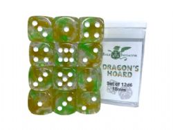 ROLE 4 INITIATIVE -  SET OF 12 SIX SIDED DICE (18MM) - DIFFUSION DRAGON'S HOARD