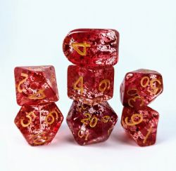 ROLE 4 INITIATIVE -  SET OF 7 DICE - ALCHEMIST'S STONE