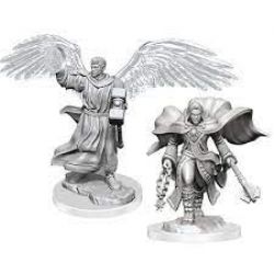 ROLEPLAYING MINIATURES -  AASIMAR CLERIC MALE -  D&D NOLZUR'S MARVELOUS MINIATURES