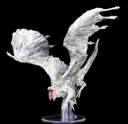 ROLEPLAYING MINIATURES -  ADULT WHITE DRAGON -  DUNGEONS & DRAGONS ICONS OF THE REALMS