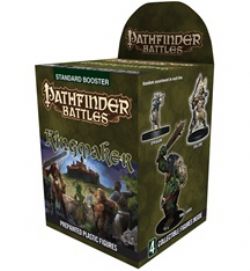 ROLEPLAYING MINIATURES -  BOOSTER PACK -KINGMAKER : 4 COLLECTIBLE FIGURES -  DEEP CUTS PATHFINDER