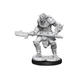 ROLEPLAYING MINIATURES -  BUGBEAR MALE BARBARIAN & FEMALE ROGUE -  DUNGEONS & DRAGONS D&D NOLZUR'S MARVELOUS MI