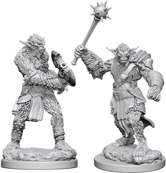 ROLEPLAYING MINIATURES -  BUGBEARS FIGURES (2) -  D&D NOLZUR'S MARVELOUS MINIATURES DUNGEONS & DRAGONS 5