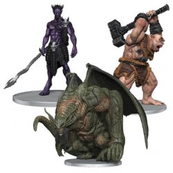 ROLEPLAYING MINIATURES -  DEMON LORDS - GRAZ'ZT, FRAZ URB'LUU, KOSTCHTCHIE -  DUNGEONS & DRAGONS ICONS OF THE REALMS
