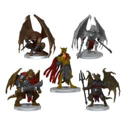 ROLEPLAYING MINIATURES -  DRACONIAN WARBAND -  DUNGEONS & DRAGONS ICONS OF THE REALMS