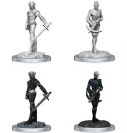 ROLEPLAYING MINIATURES -  DROW FIGHTERS -  D&D NOLZUR'S MARVELOUS MINIATURES