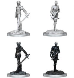 ROLEPLAYING MINIATURES -  DROW FIGHTERS -  DUNGEONS & DRAGONS D&D NOLZUR'S MARVELOUS MI