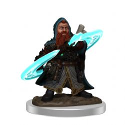 ROLEPLAYING MINIATURES -  DWARF MALE SORCERER -  PATHFINDER DEEP CUTS