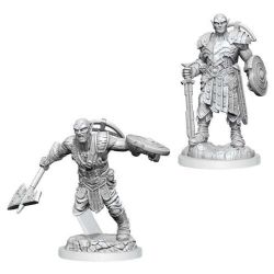 ROLEPLAYING MINIATURES -  EARTH GENASI FIGHTER -  DUNGEONS & DRAGONS D&D NOLZUR'S MARVELOUS MI