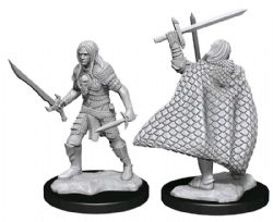 ROLEPLAYING MINIATURES -  ELF FIGHTER MALE -  PATHFINDER DEEP CUTS