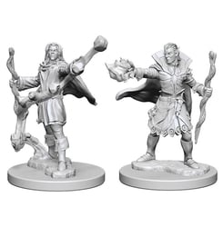 ROLEPLAYING MINIATURES -  ELF MALE SORCERER(2) -  PATHFINDER DEEP CUTS