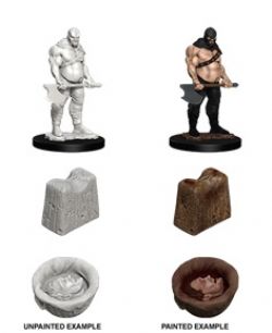 ROLEPLAYING MINIATURES -  EXECUTIONER AND CHOPPING BLOCK (2) -  DEEP CUTS PATHFINDER