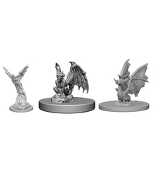 ROLEPLAYING MINIATURES -  FAMILIARS FIGURES (3) -  DUNGEONS & DRAGONS D&D NOLZUR'S MARVELOUS MI