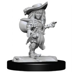 ROLEPLAYING MINIATURES -  FEMALE GNOME BARD (2) -  PATHFINDER DEEP CUTS