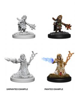 ROLEPLAYING MINIATURES -  FEMALE GNOME WIZARD (2) -  DEEP CUTS PATHFINDER
