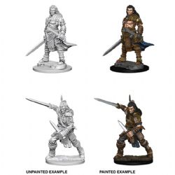 ROLEPLAYING MINIATURES -  FEMALE GOLIATH BARBARIAN -  D&D NOLZUR'S MARVELOUS UNPAINTED MINIATURES