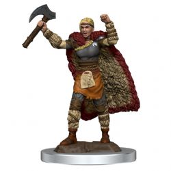 ROLEPLAYING MINIATURES -  FEMALE HUMAN BARBARIAN -  DUNGEONS & DRAGONS ICONS OF THE REALMS