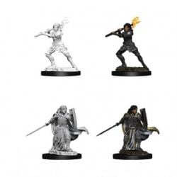 ROLEPLAYING MINIATURES -  FEMALE HUMAN PALADIN -  DUNGEONS & DRAGONS D&D NOLZUR'S MARVELOUS MI