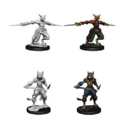 ROLEPLAYING MINIATURES -  FEMALE TABAXI ROGUE (2) -  DUNGEONS & DRAGONS 5 D&D NOLZUR'S MARVELLOUS M