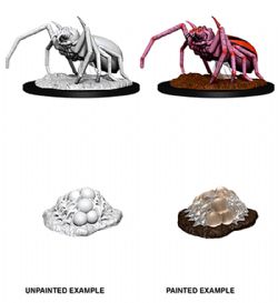 ROLEPLAYING MINIATURES -  GIANT SPIDER/EGG CLUTCH -  DUNGEONS & DRAGONS D&D NOLZUR'S MARVELOUS UN