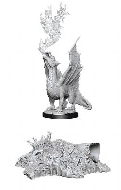ROLEPLAYING MINIATURES -  GOLD DRAGON WYRMLING -  DUNGEONS & DRAGONS D&D NOLZUR'S MARVELOUS UN